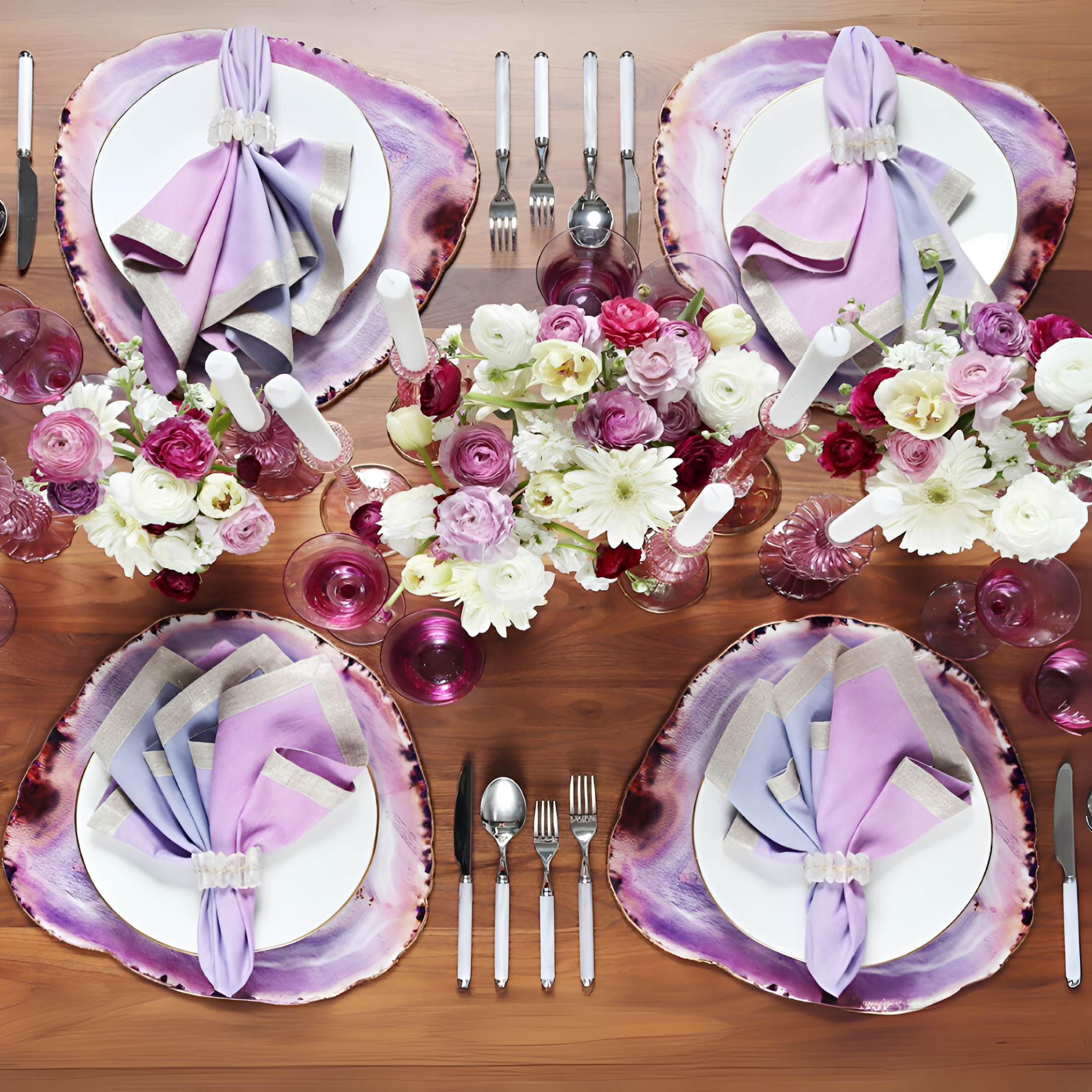 Amethyst Placemat in Amethyst - Set of 4