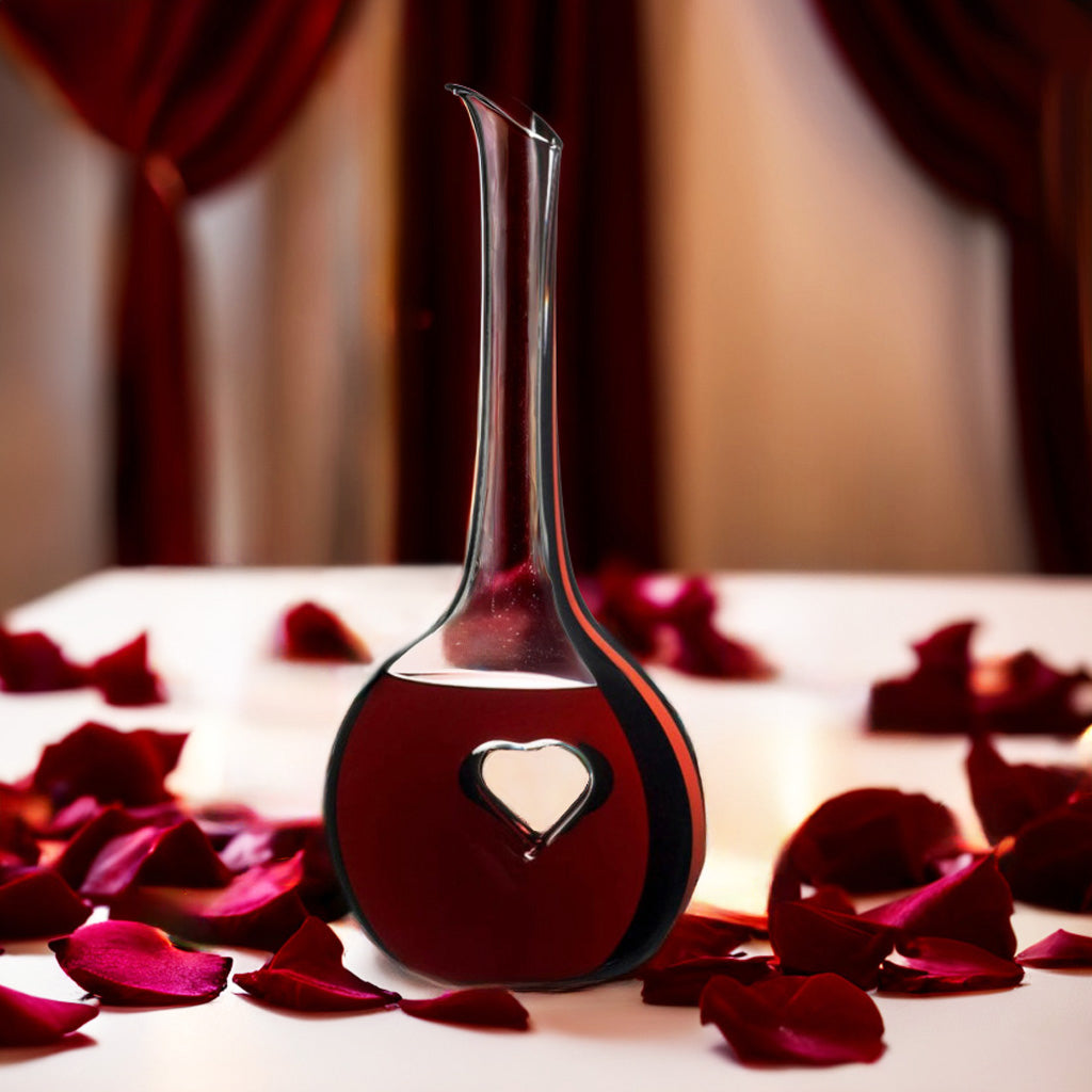 Black Tie Bliss Decanter in Red