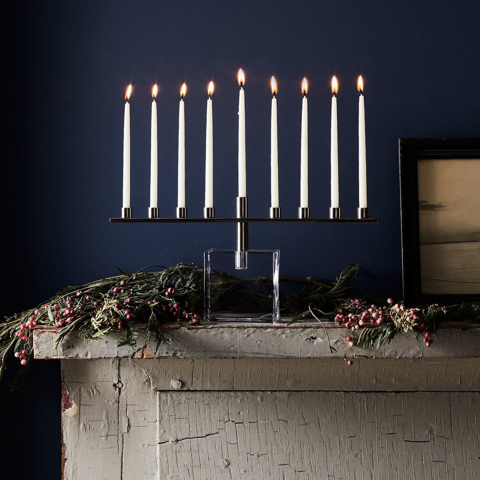 Ivory Candle Set for Menorah