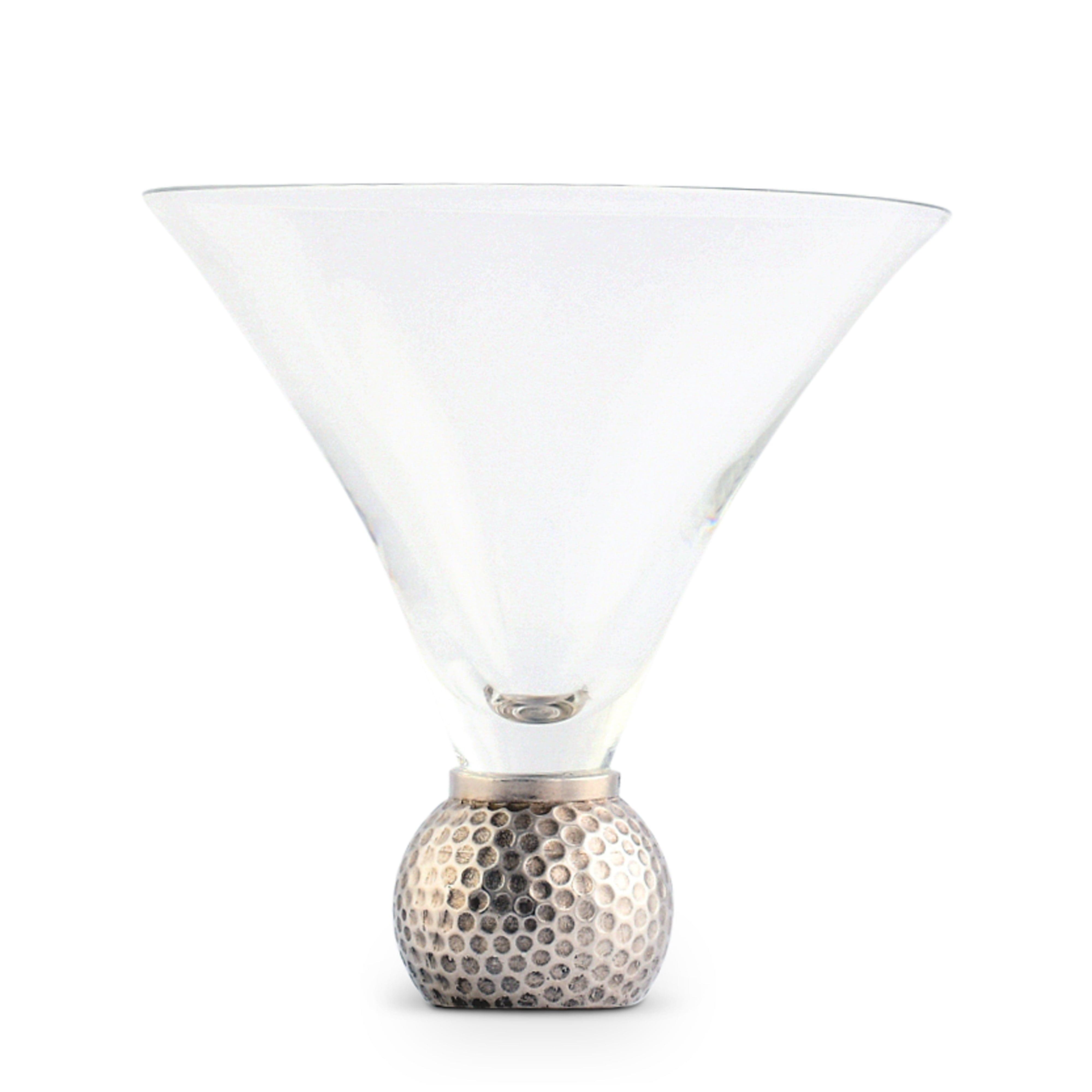 Golf Ball Cocktail / Martini Glass - Set of 4