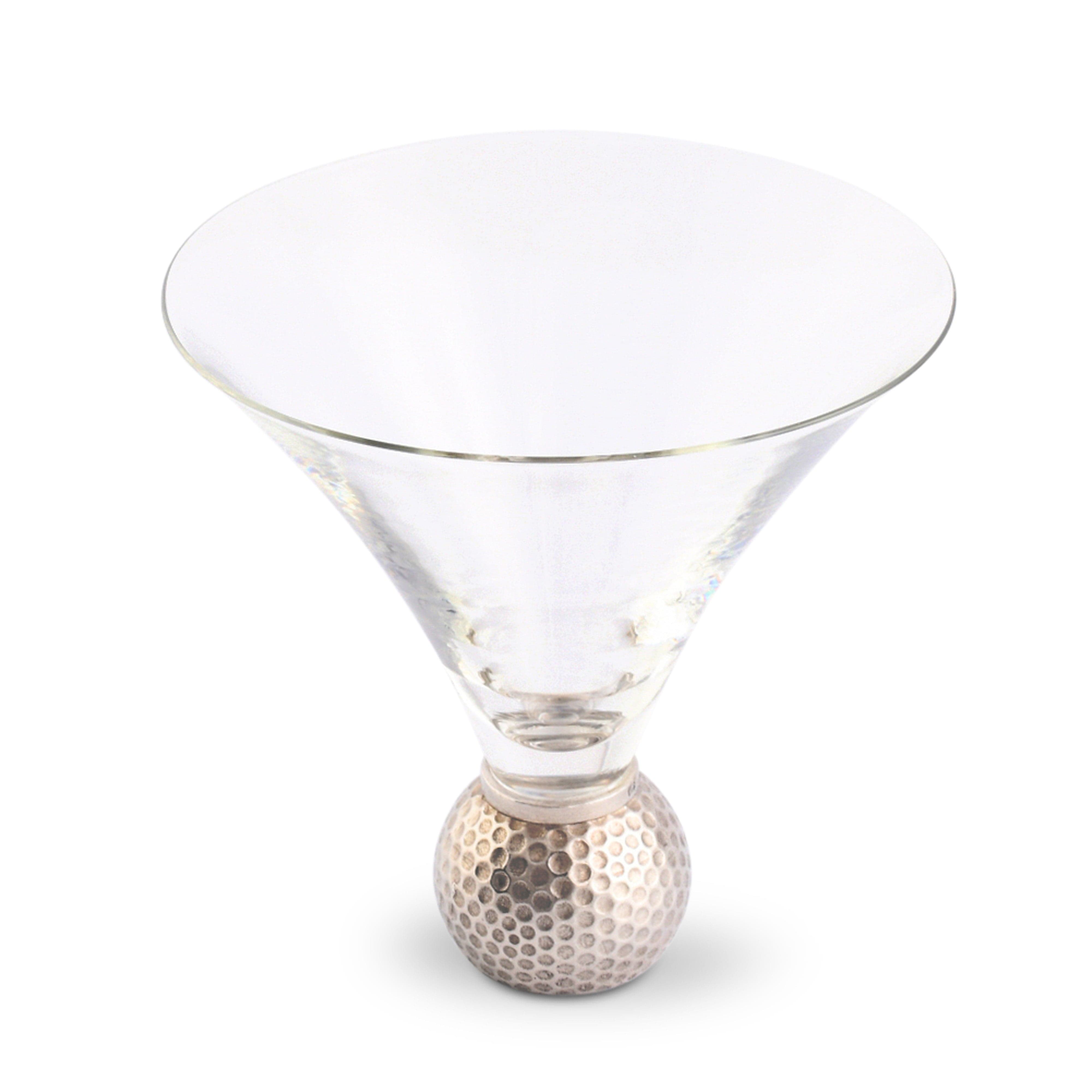 Golf Ball Cocktail / Martini Glass - Set of 4