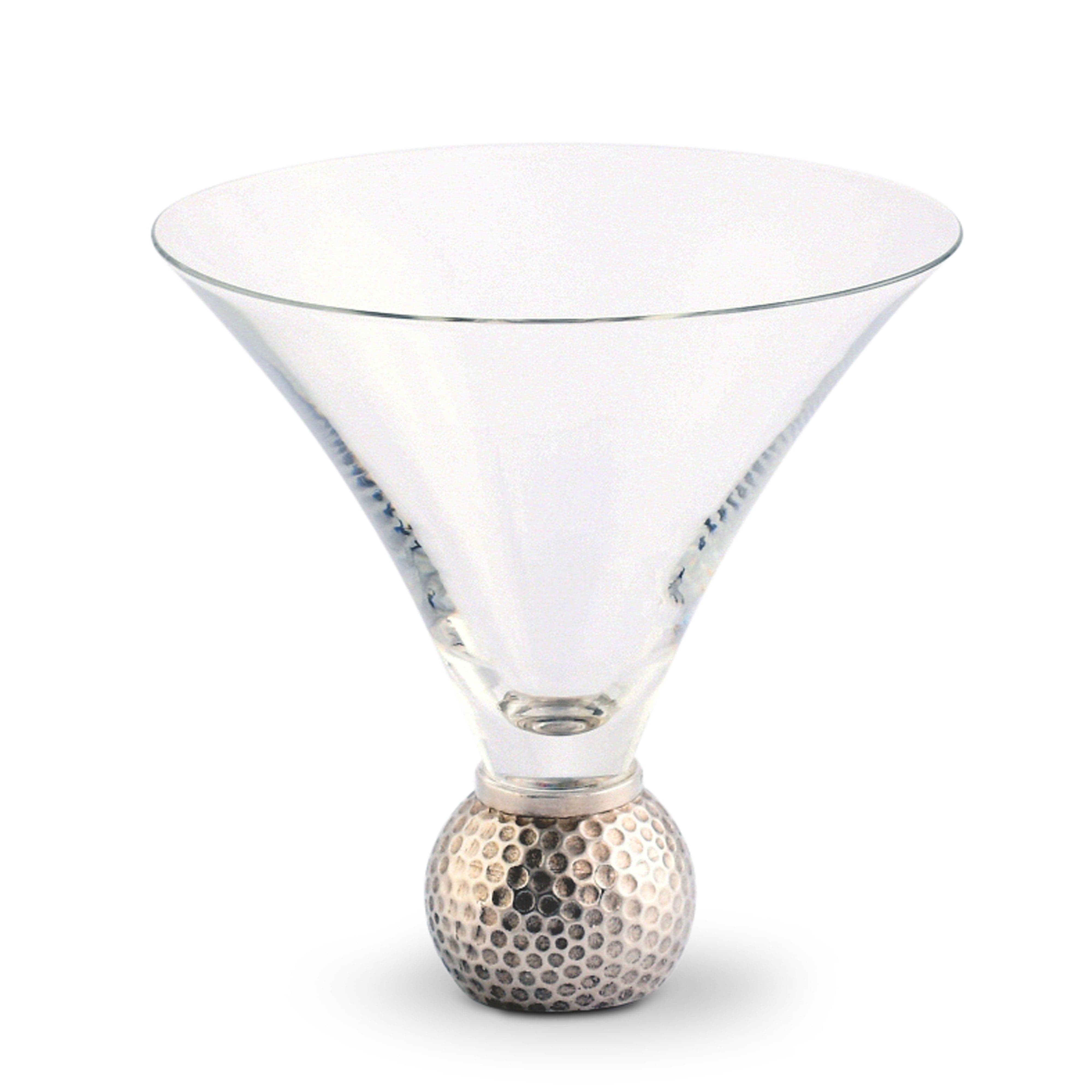 Golf Ball Cocktail / Martini Glass - Set of 4