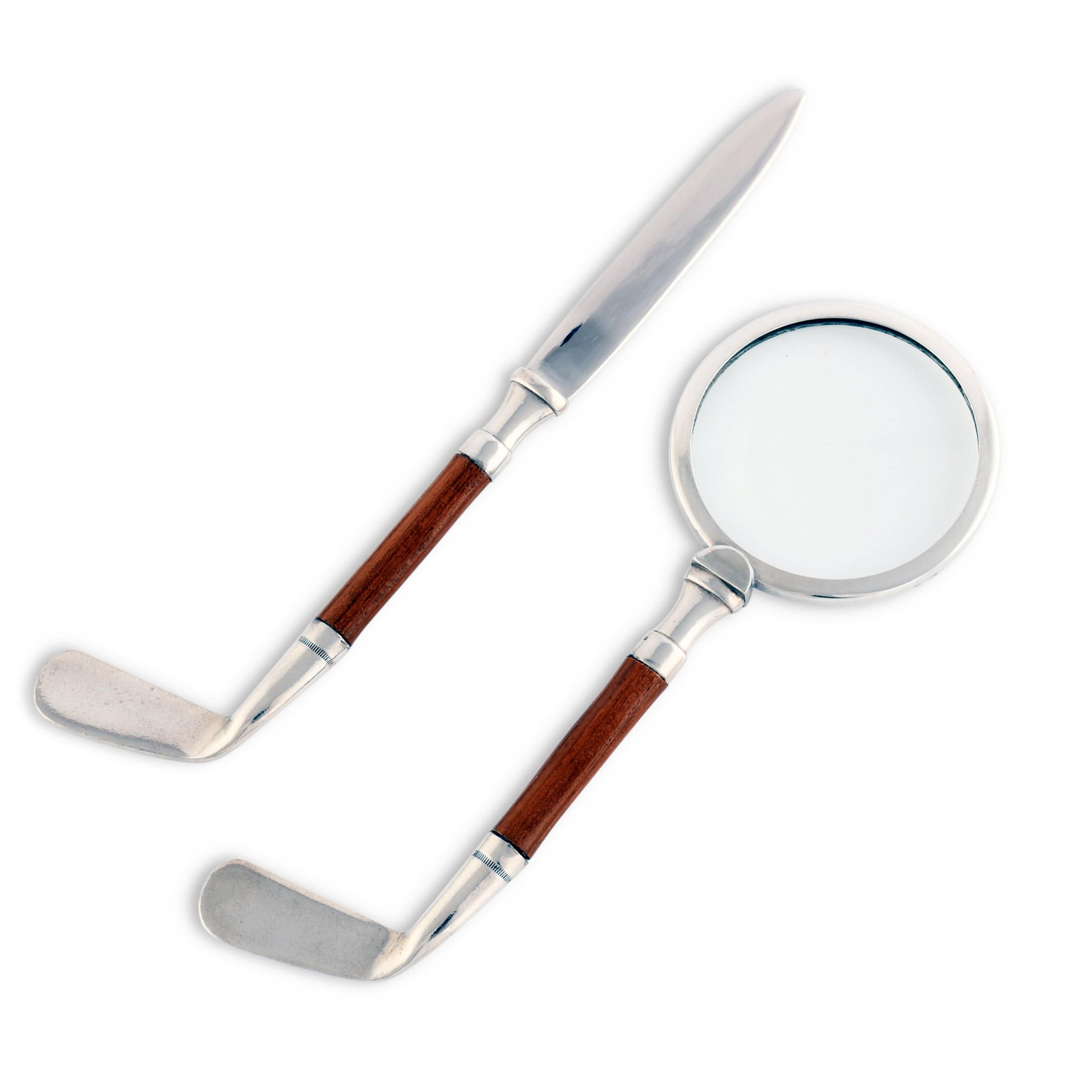 Golf Club Pewter Magnifier