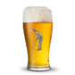 Golfer Beer Glass - Set of 4