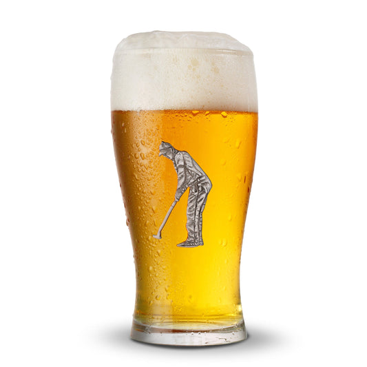 Golfer Beer Glass - Set of 4