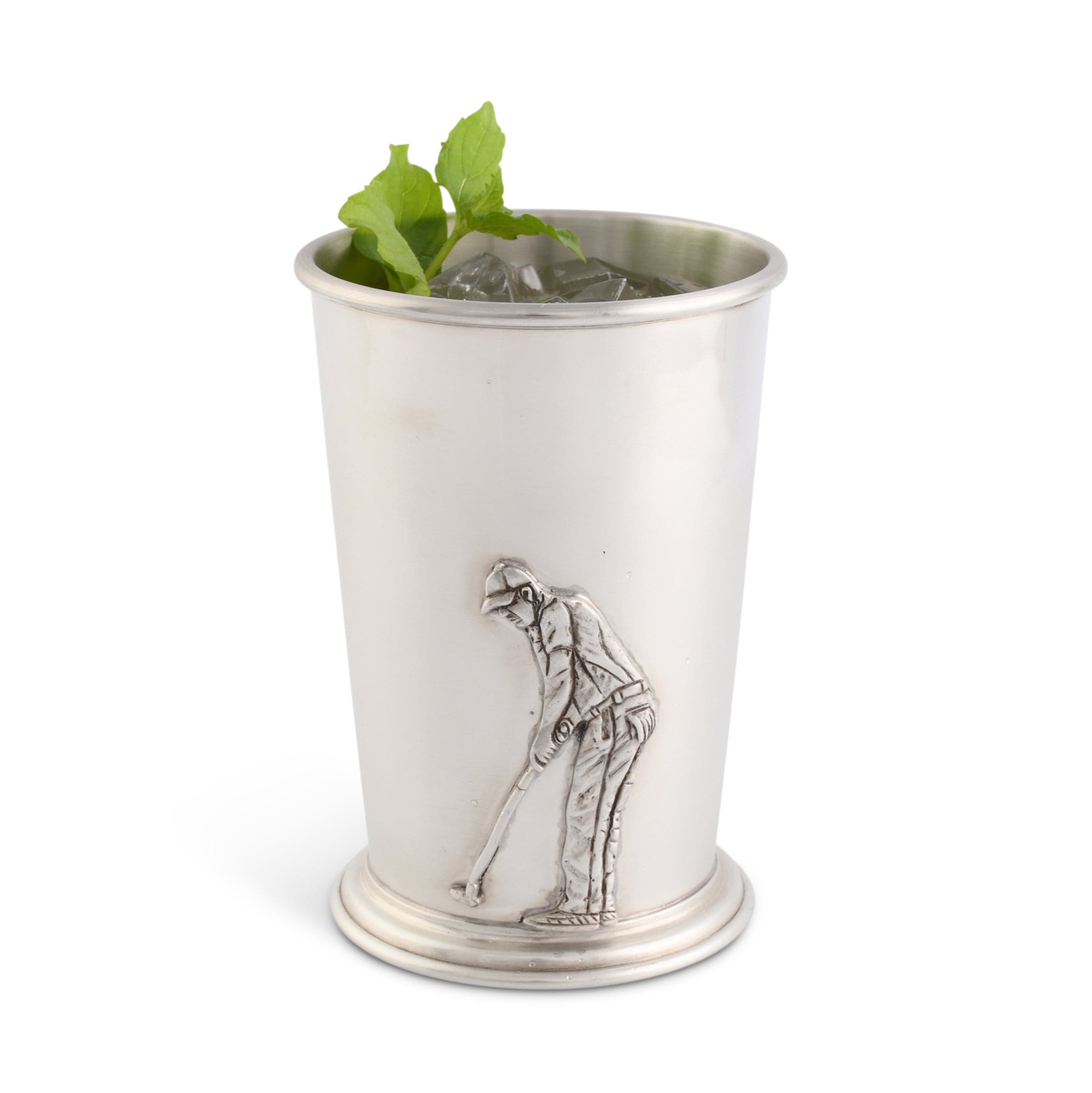 Pewter Golfer Mint Julip Cup