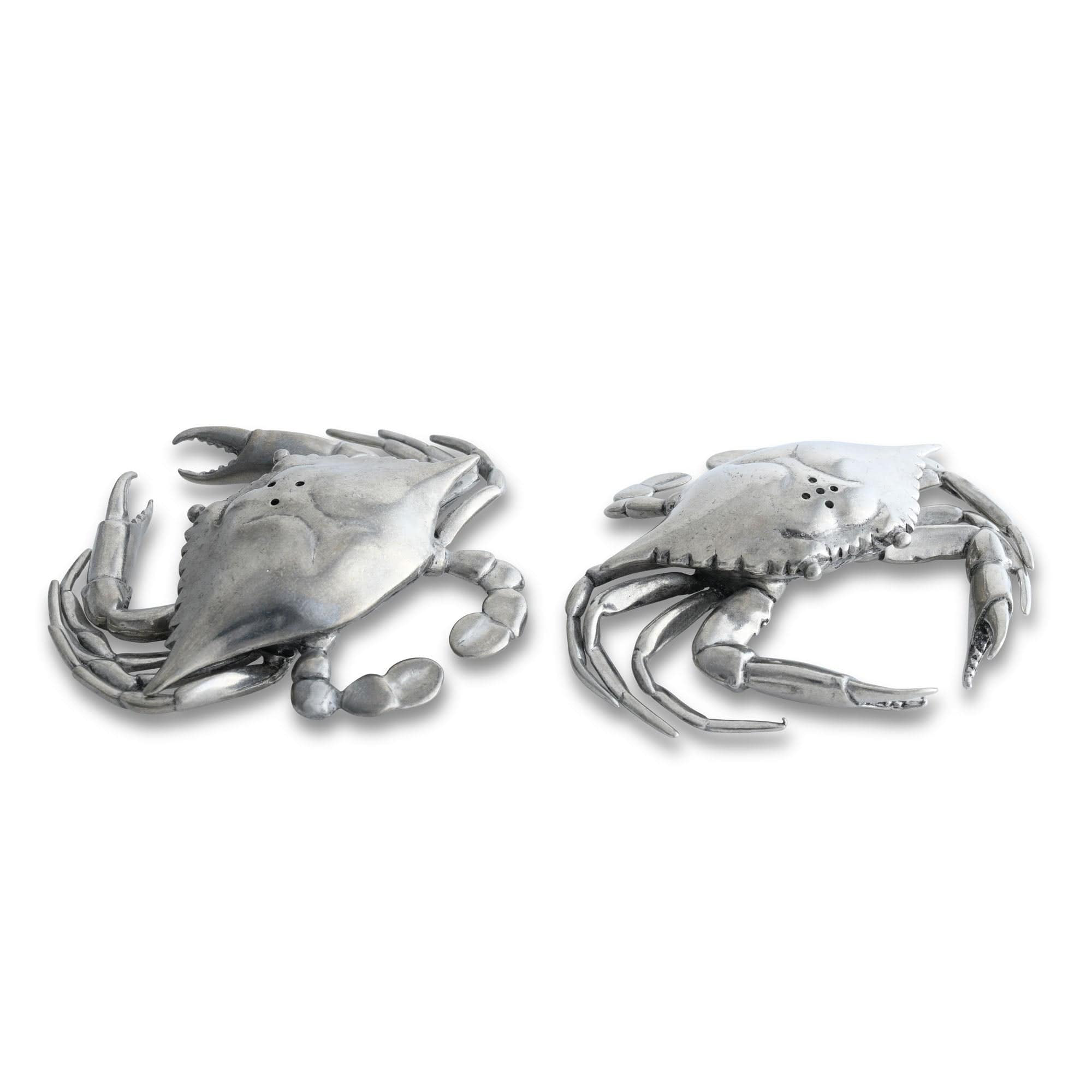 Pewter Blue Crabs Salt & Pepper Set