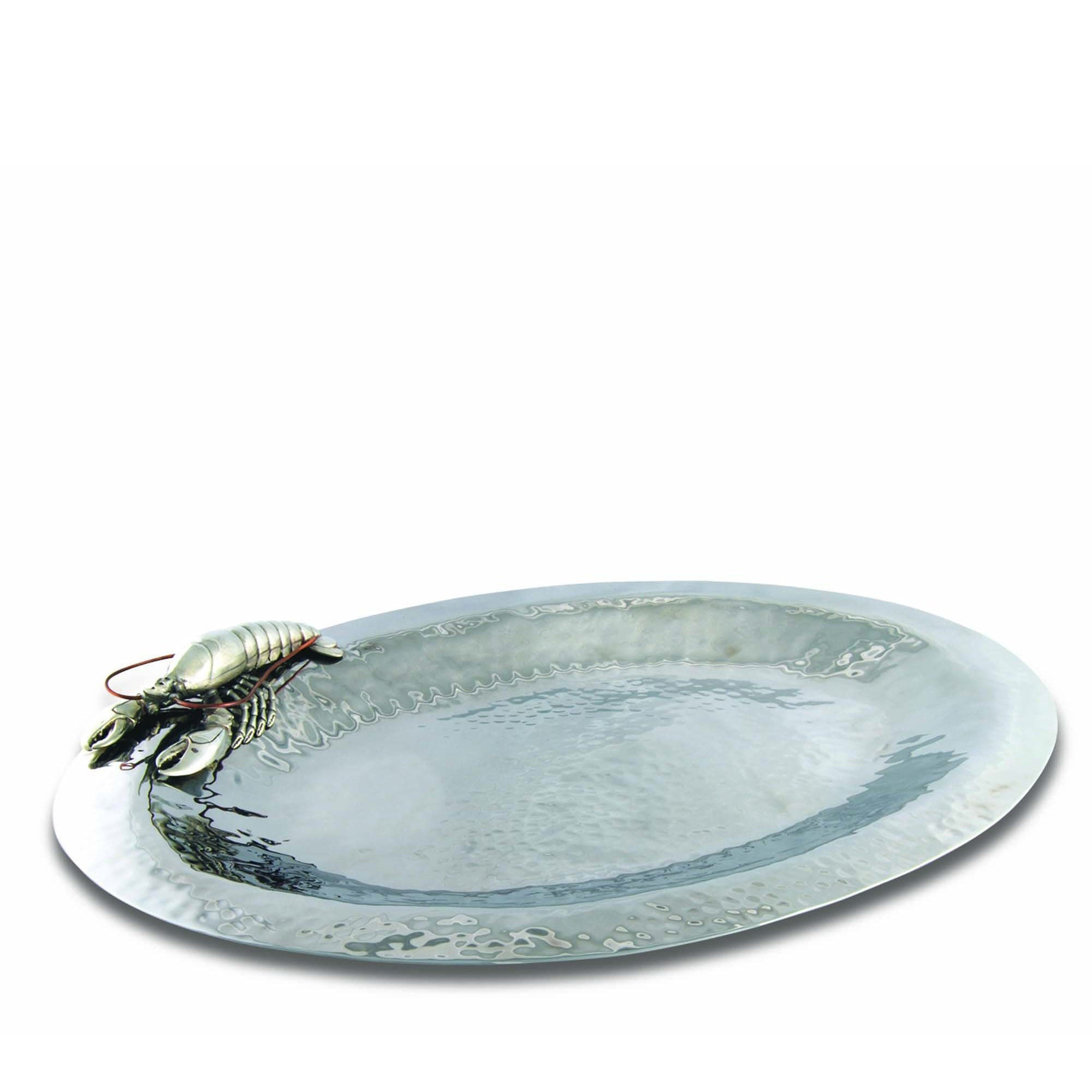 Pewter Lobster - Steel Tray