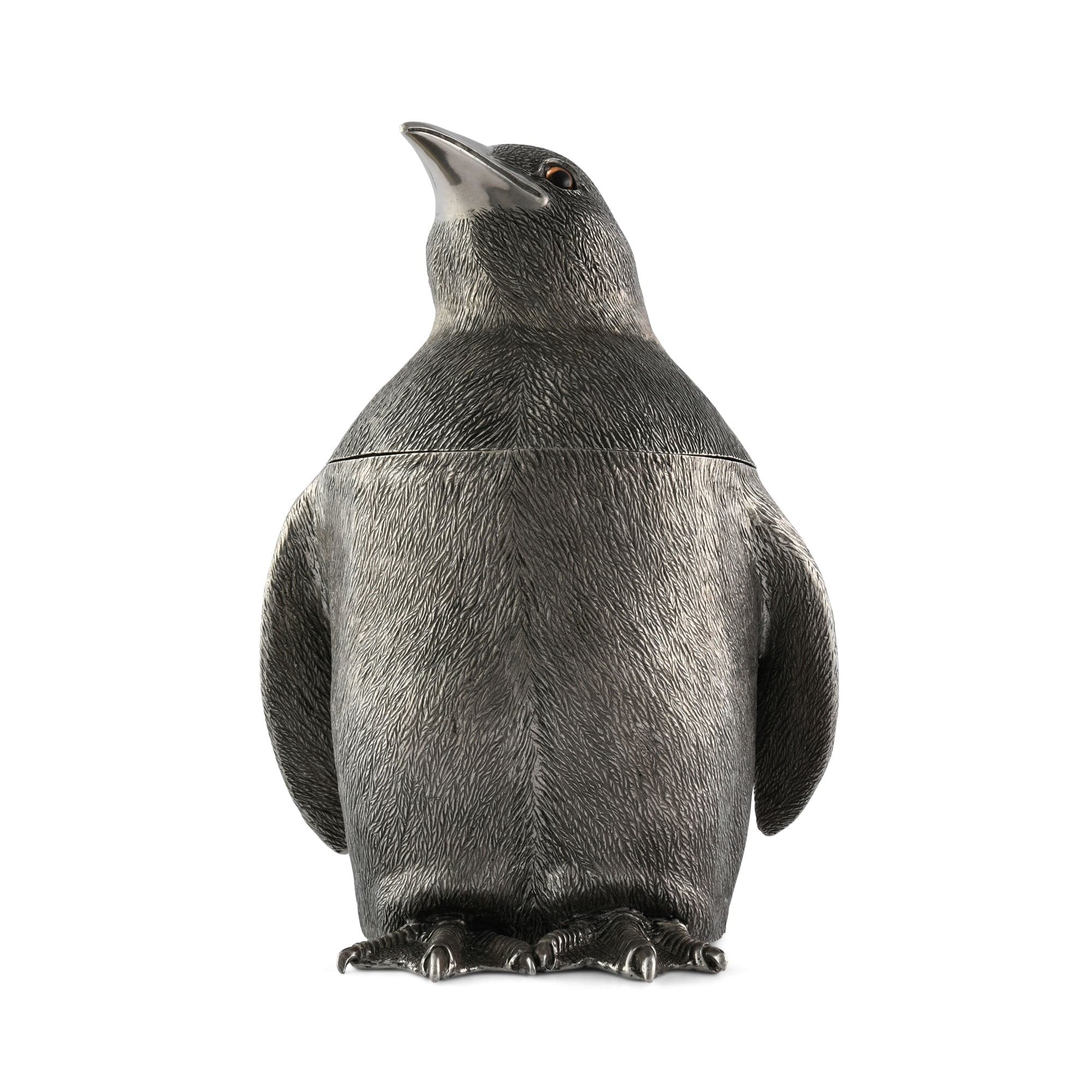 Pewter Penguin Ice Tub