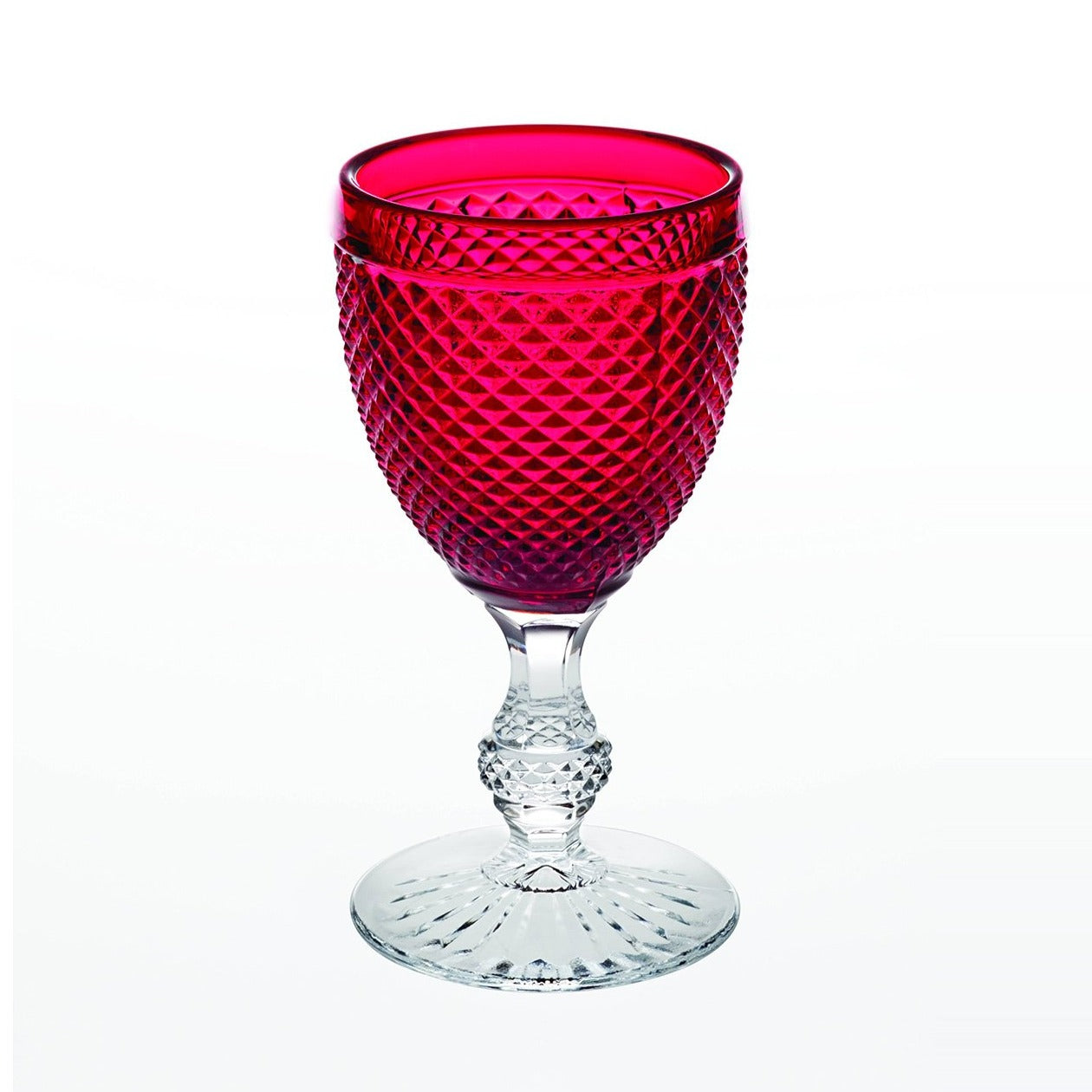 Bicolor Goblet With Colored Top - Set of 2