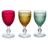 Bicolor Goblet With Colored Top (Set of 2)