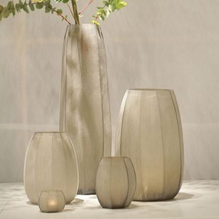 Koonam Medium Vase - Smoke Grey