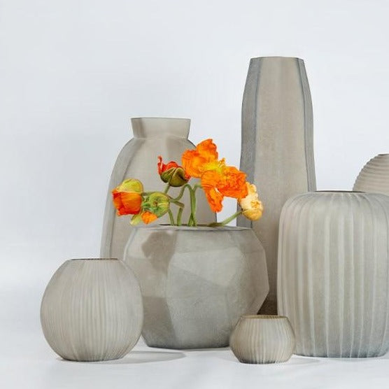 Cubistic Vase - Smokegrey