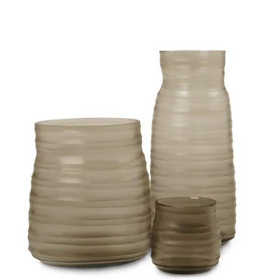 Mathura Vase - Smoke Grey - Medium