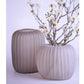 Manakara Vase Round - Smoke Grey