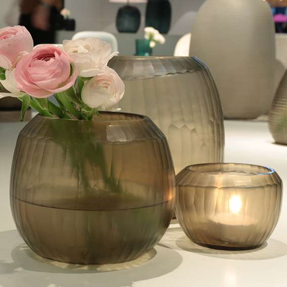 Malia Vase - Smoke Grey | Maison & Tavola Malia Vase - Smoke Grey | Maison & Tavola