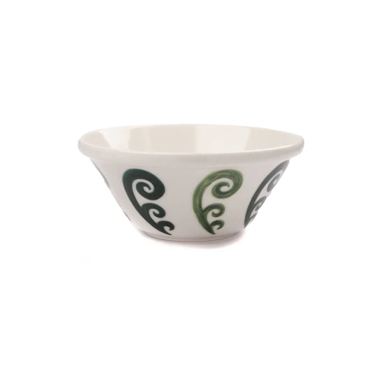 Athenee Two Tone Green Peacock Bowl -Set of 2