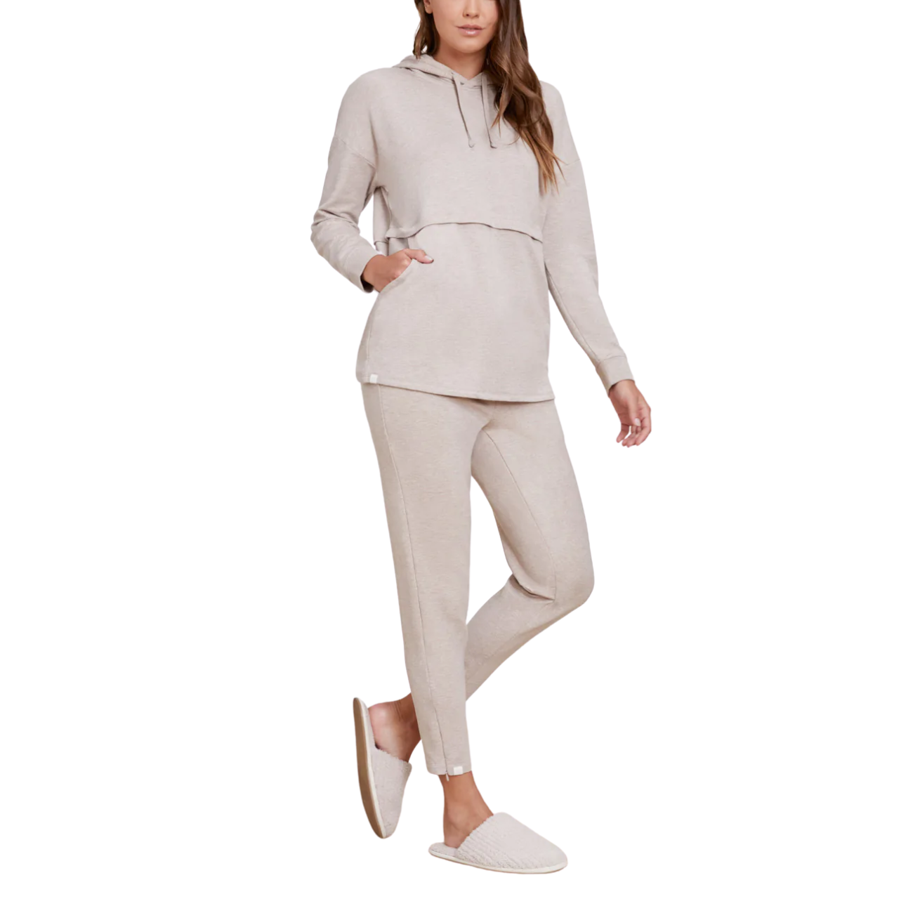 Malibu Collection® Fleece Luxe Lounge Anorak Sweatshirt