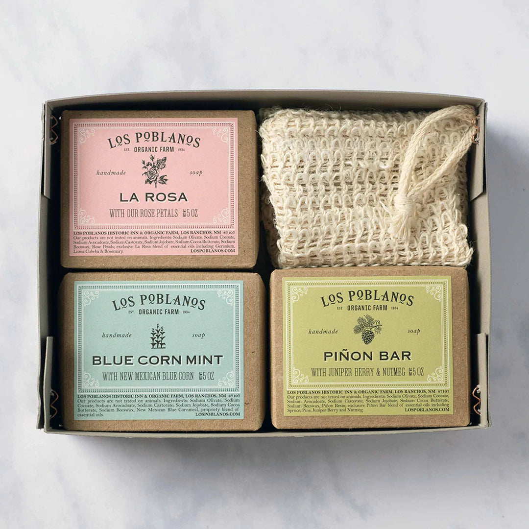 Los Poblanos Botanical Soap Set