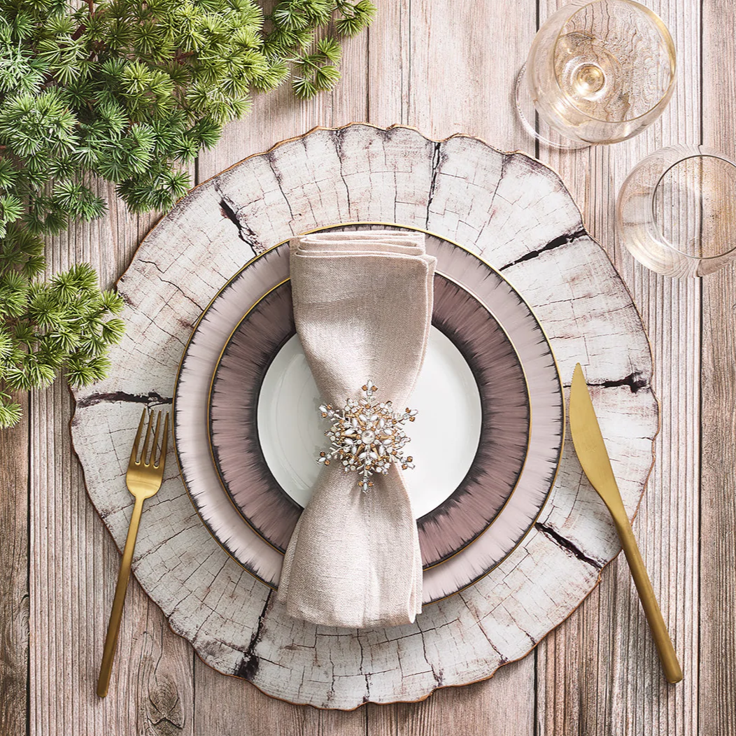 Birch Placemat in Ivory & Natural (Set of 4)