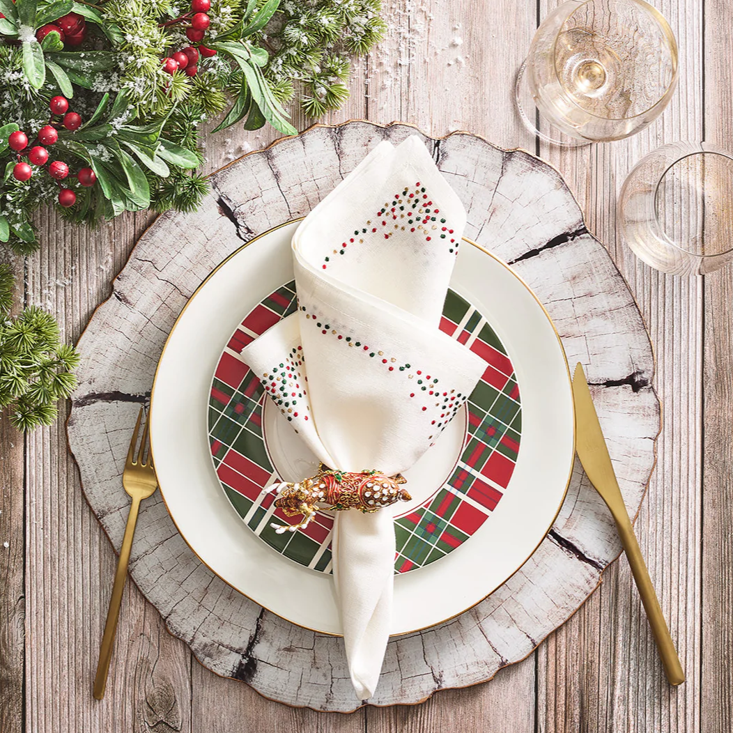 Birch Placemat in Ivory & Natural (Set of 4)