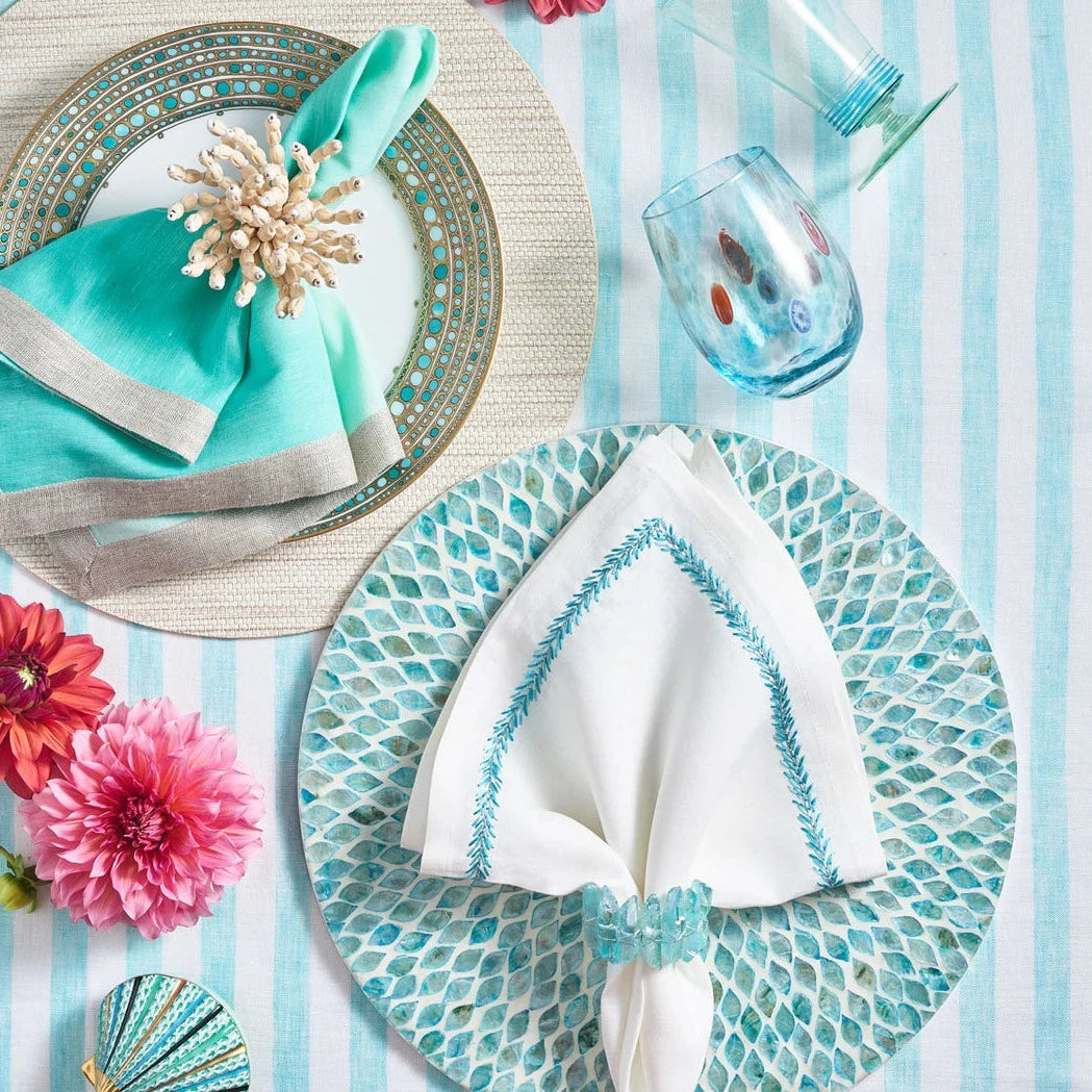 Marquis Placemat Seafoam - Set of 4