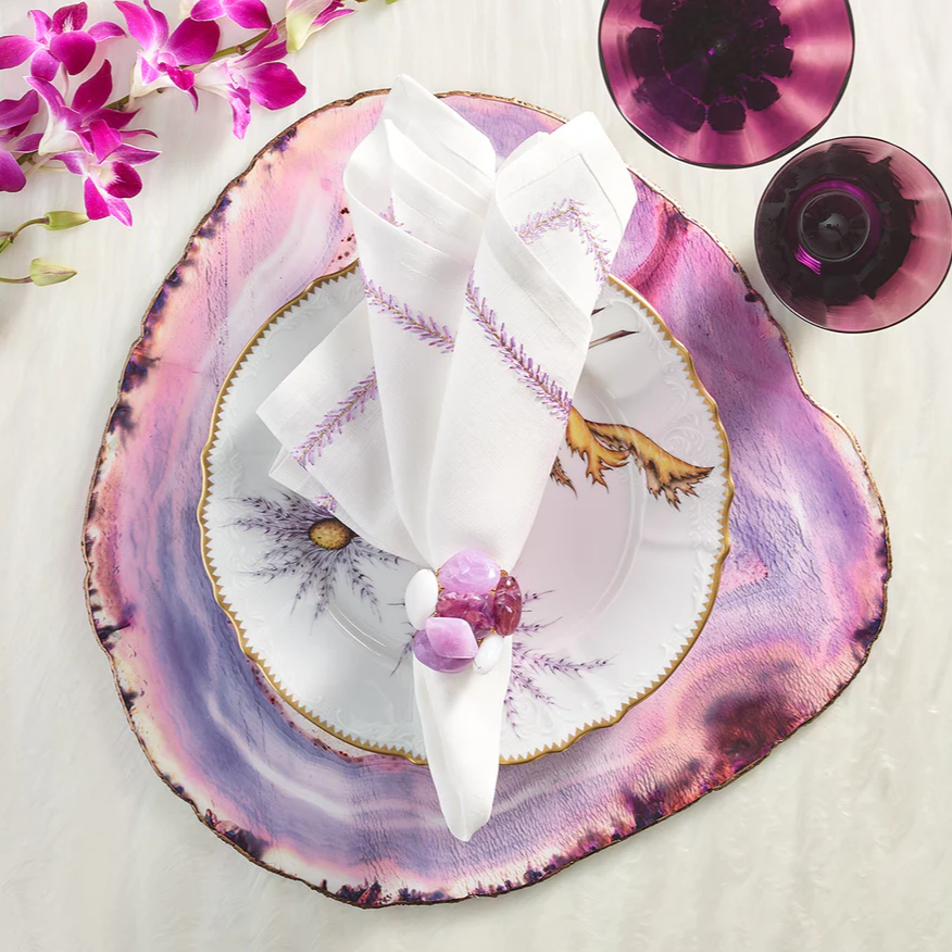 Amethyst Placemat in Amethyst (Set of 4)