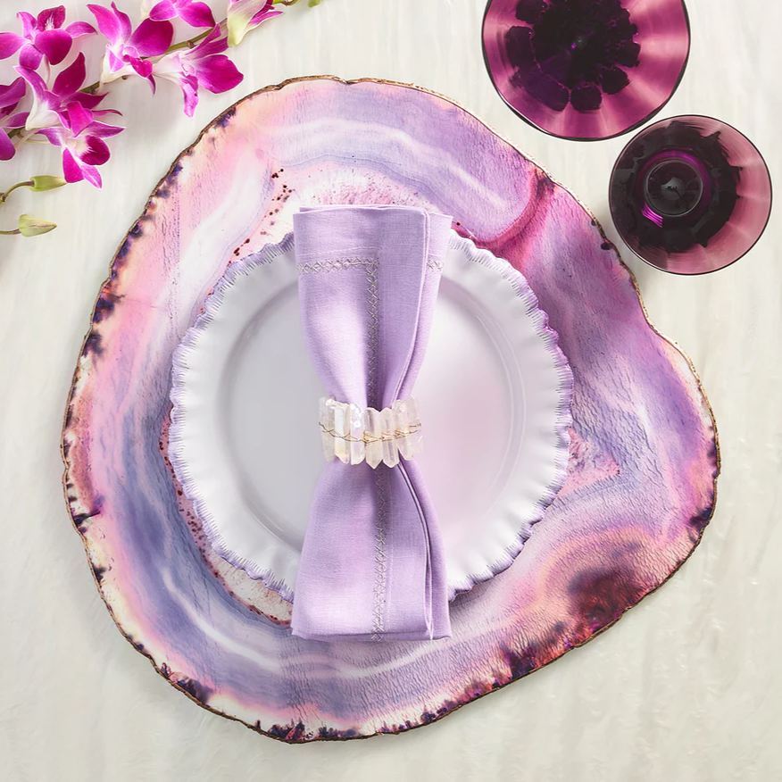 Amethyst Placemat in Amethyst - Set of 4