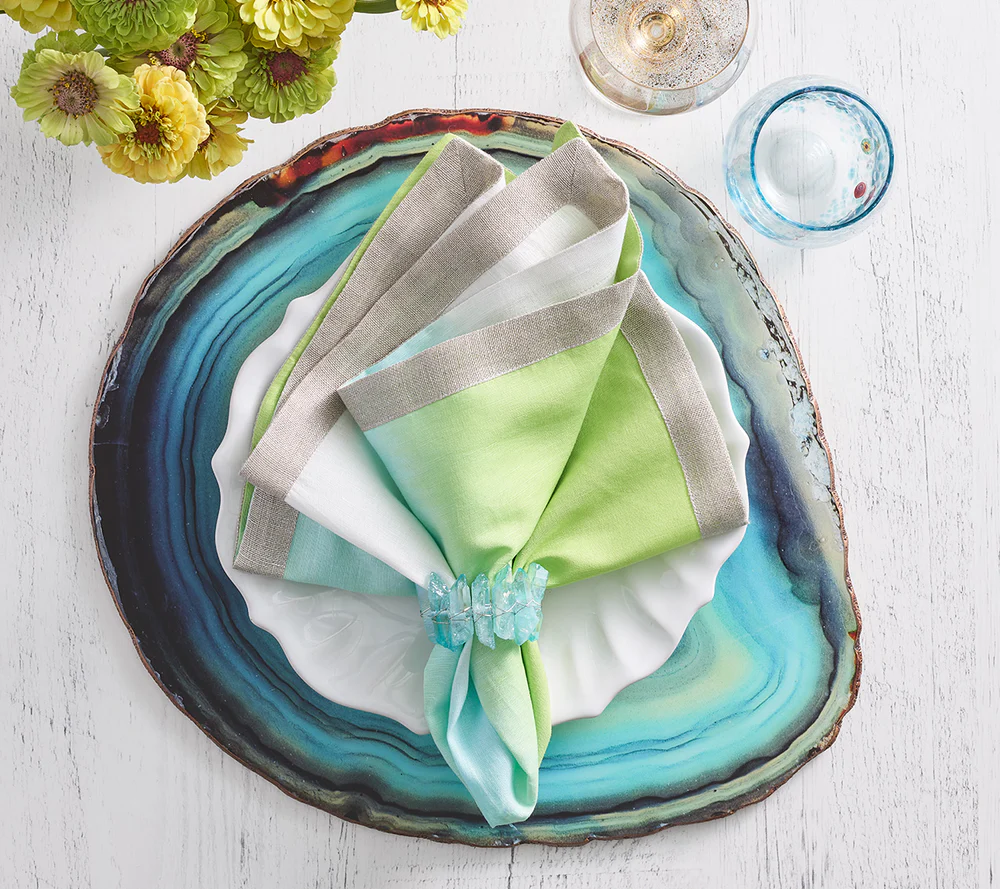 Azure Placemat in Turquoise - Set of 4