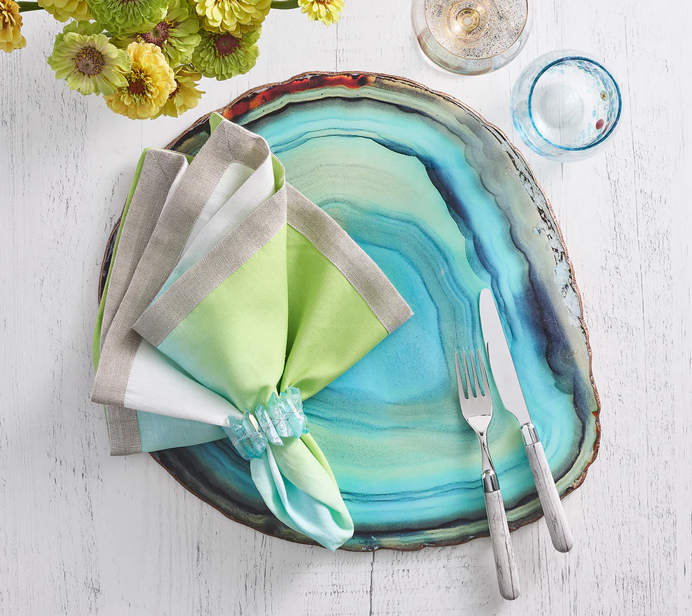 Azure Placemat in Turquoise - Set of 4