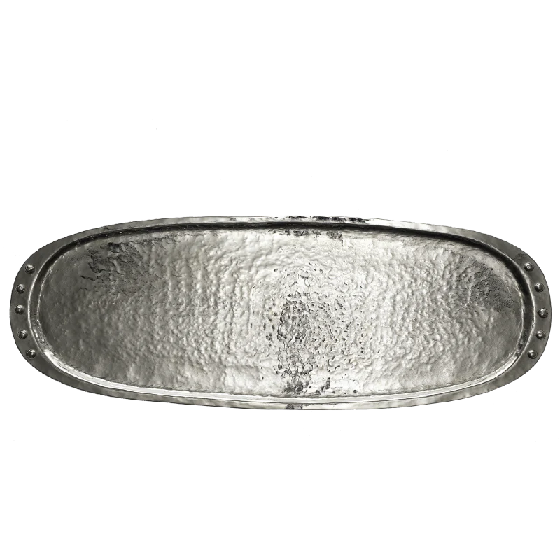 Ovalarga Charola Tray 26" - Nickel