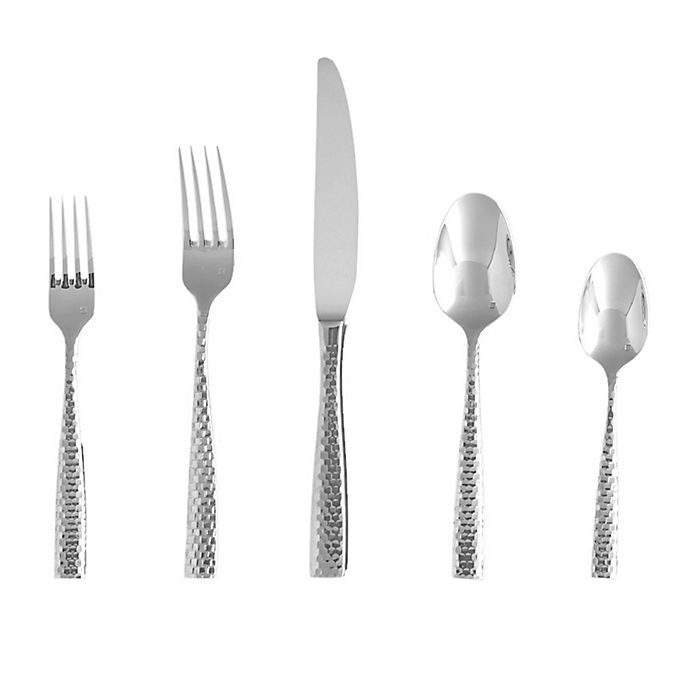 Lucca Faceted 20pc Flatware Set