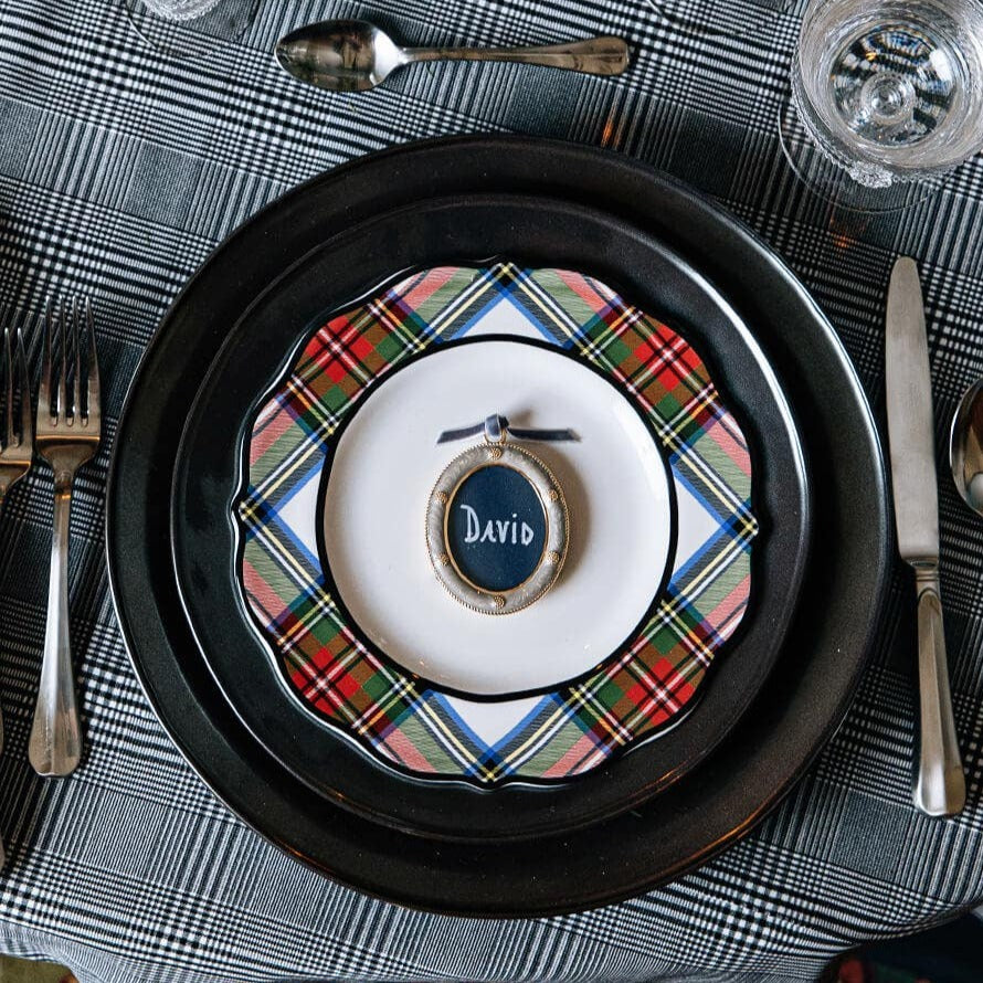 Stewart Tartan Dessert/Salad Plate