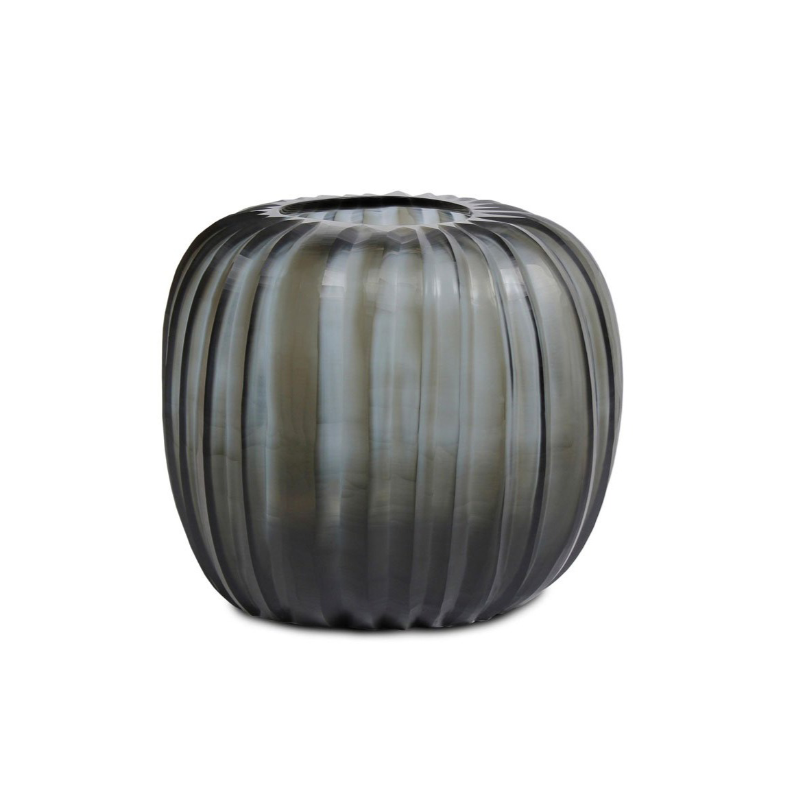 Manakara Vase - Indigo / Smokegrey