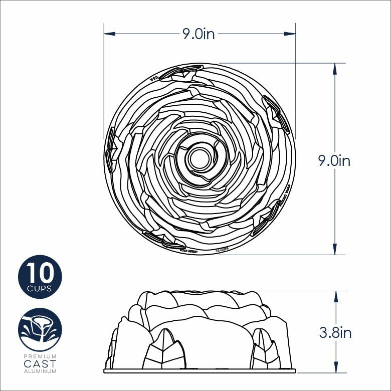 Rose Bundt Pan