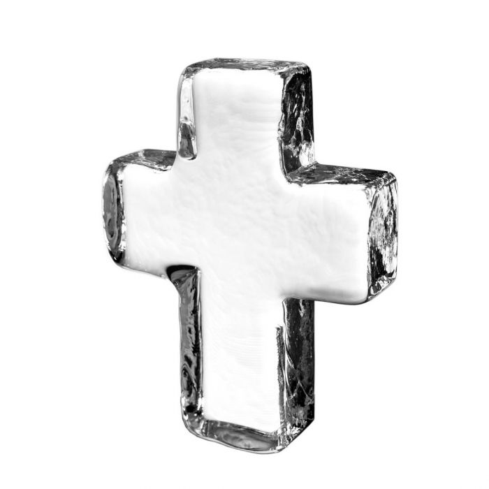 Glass Cross in a Gift Box