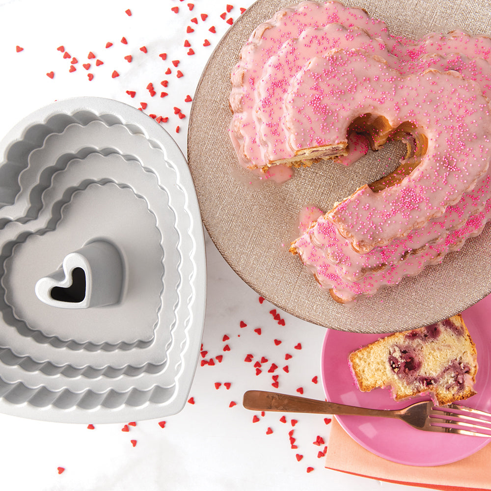 Tiered Heart Bundt Pan