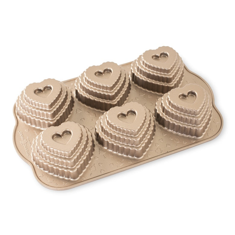 Tiered Heart Cakelet Pan