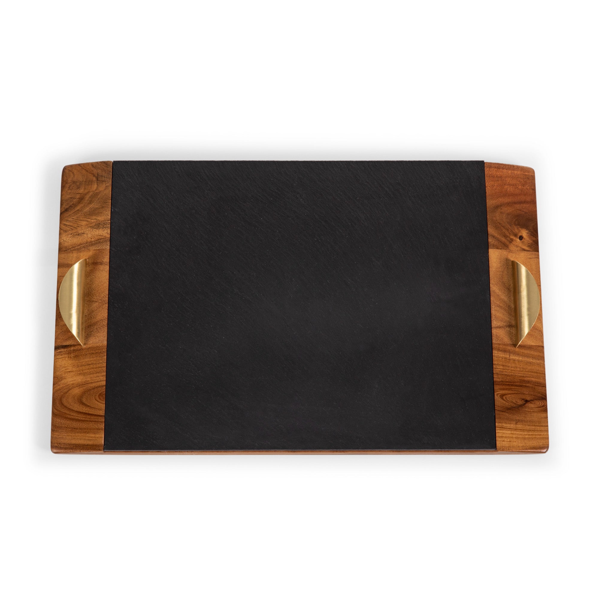 Covina Acacia And Slate Serving Tray