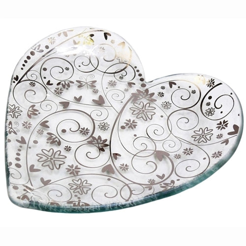 Swirl Heart Plate