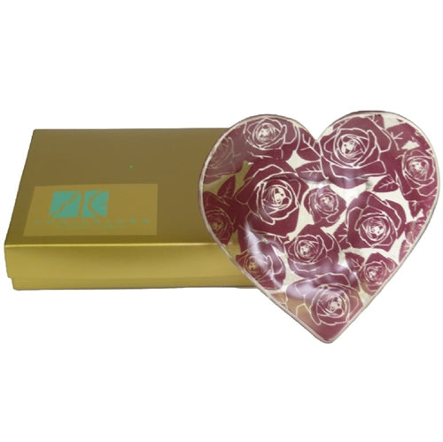 Rose Heart Plate - Gift Boxed Collectible