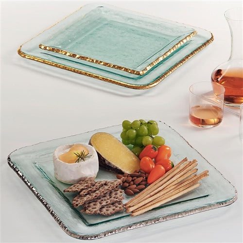 Edgey Square Platter 12"