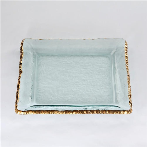 Edgey Square Platter 12"