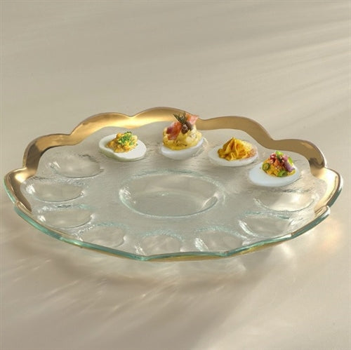 Roman Antique Deviled Egg Platter