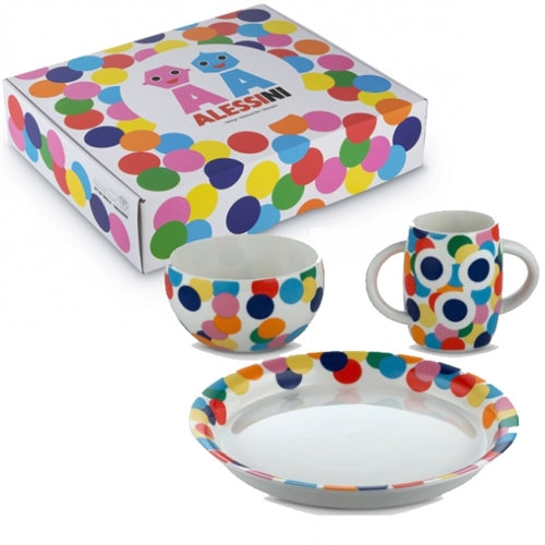 Alessini Proust 3-Piece Children's Tableware Set