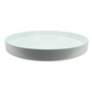 White Round Large Lacquered Tray