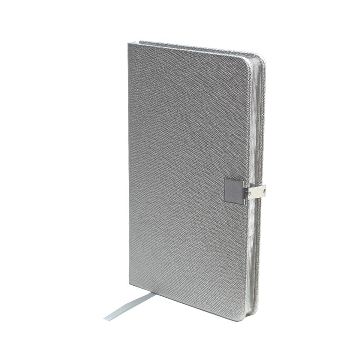 Silver & Silver A5 Notebook