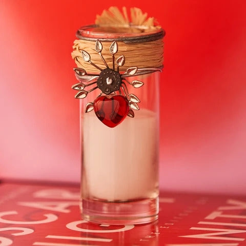 Mi Tesoro Red Heart Candle