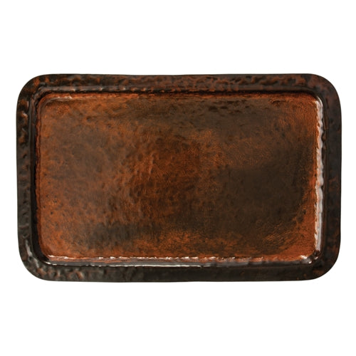 Mission Tray - Hammered Natural Finish