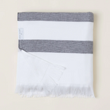 Multistripe Organic Cotton Oversized Towel